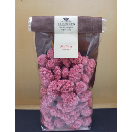 Pralines roses aux amandes - sachet de 150g