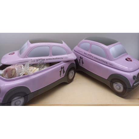 Boîte Voiture et son assortiment de Nougats tendres